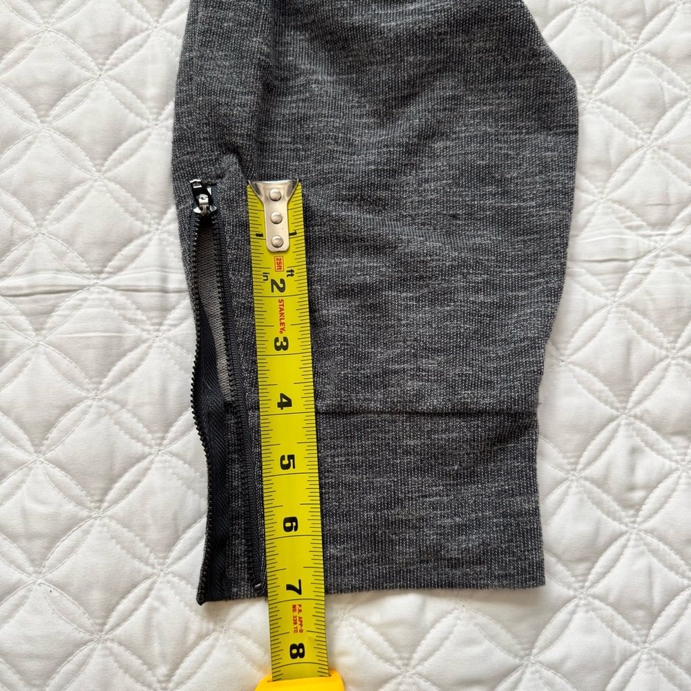 Banana Republic Gray Jersey Sleeveless Zip Back Jogger Jumpsuit One-Piece Size M - Picture 13 of 16